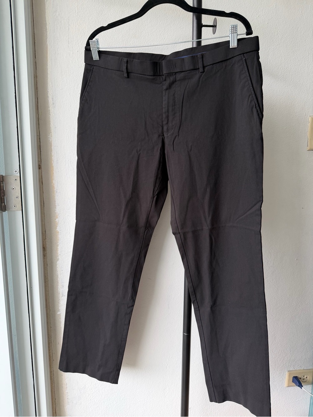 Tommy Hilfiger Black Men's Dress Pants - Slim Straight